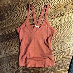Free People intimately top, xs, reddish brown
